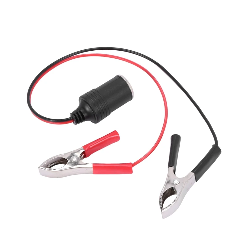 2X Car Battery Terminal Clip-On Cigarette Lighter Power Socket Adaptor 12V Camping | Автомобили и мотоциклы