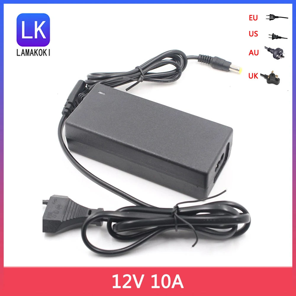 Адаптер питания 12 В 10 А 120 Вт зарядное устройство для постоянного тока Atx Peak Psu Switch