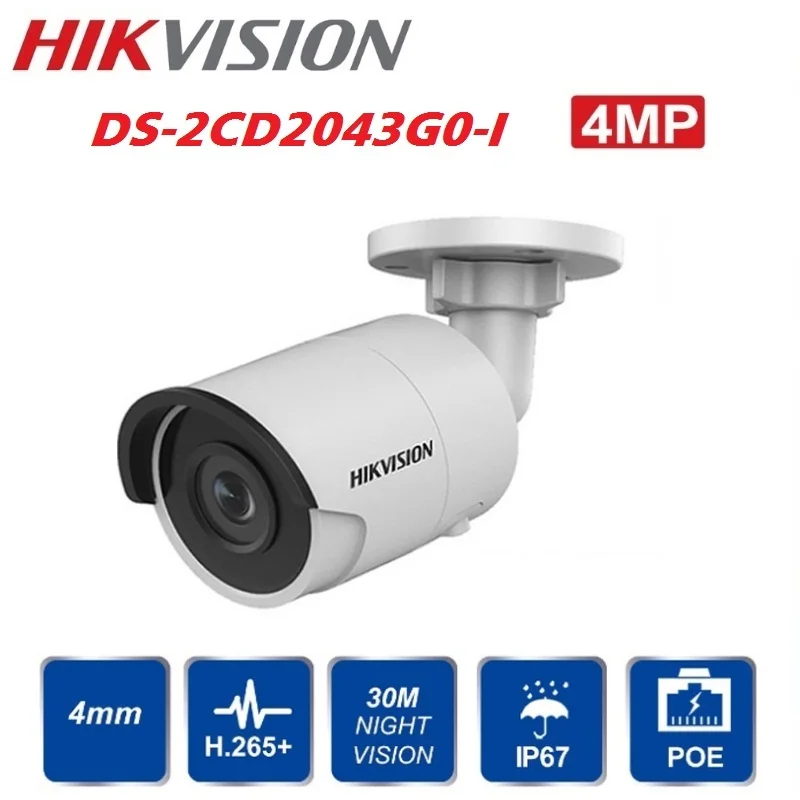 8 каналов Hikvision POE NVR комплекты видеонаблюдения с 8 комплектами 4MP ip-камера сеть ночного видения CCTV системы безопасности наборы
