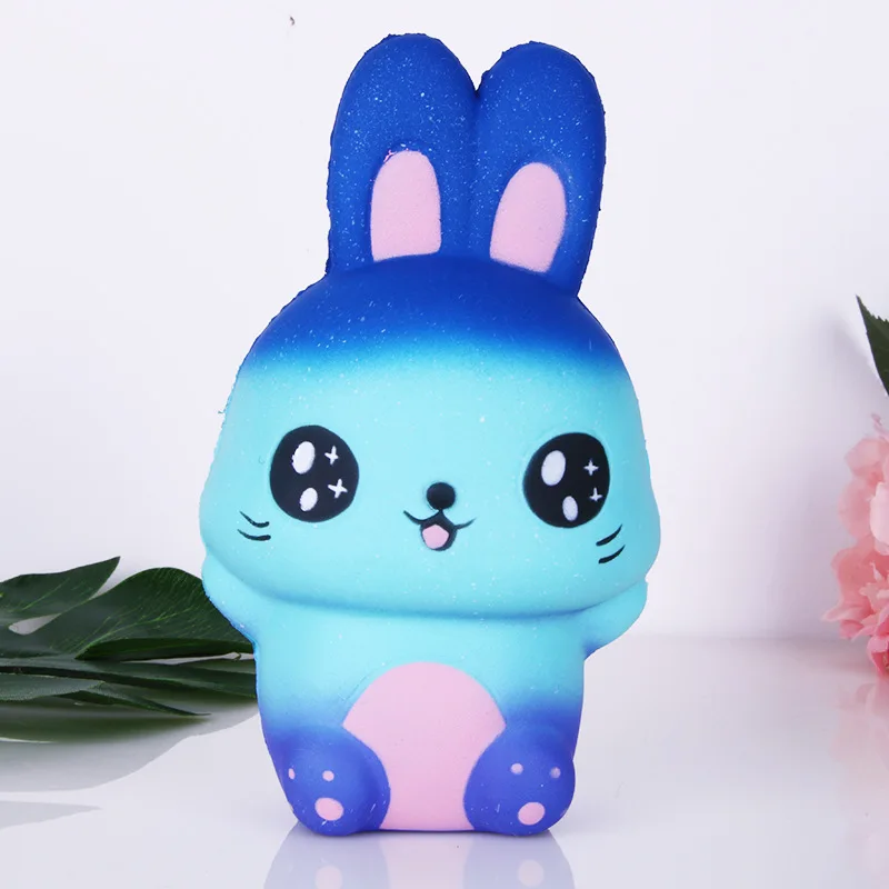 Star rabbit 1pcs Гигантский Единорог Мягкая кукла медленно поднимается Пегас мобильный телефон с декомпрессионной игрушкой снимает стресс - Цвет: Star rabbit 1pcs