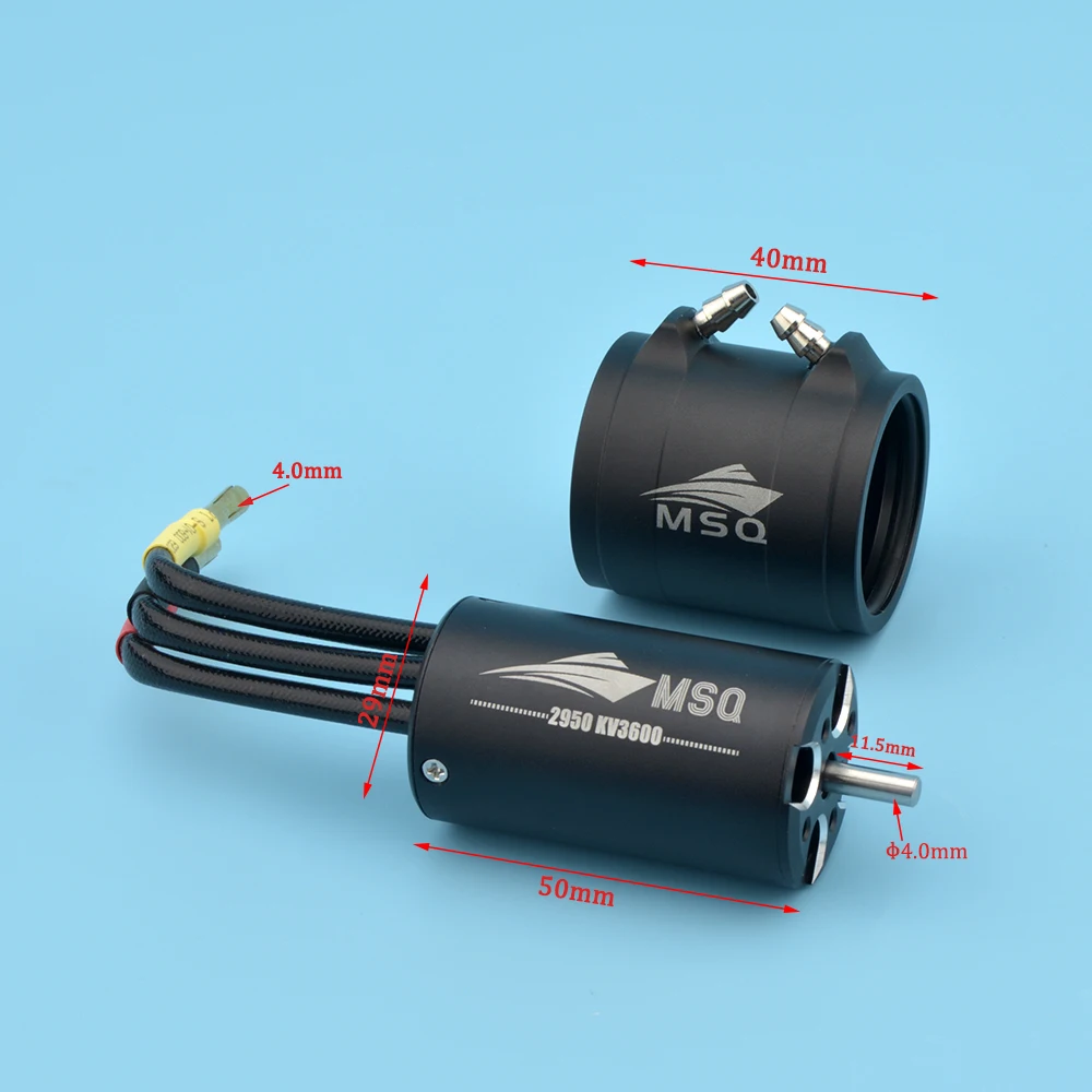 Высокоскоростной бесщеточный двигатель MSQ 2935/2950/2960/2972 2200KV 2720KV 2900KV 3600KV 4120KV для