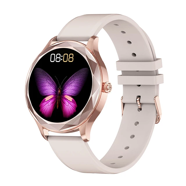 Модные женские Смарт часы STrollAR с сетчатым ремешком полностью сенсорный круглый