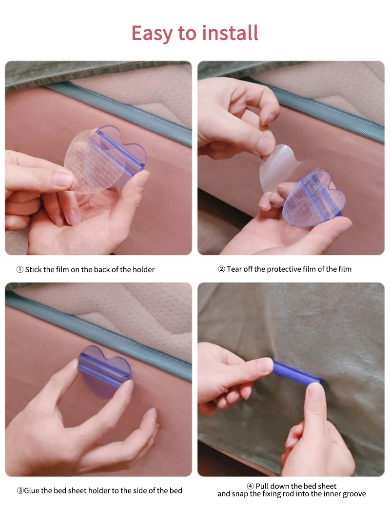 Многофункциональный Невидимый Нескользящая Зажим безиголочная лист анти бег