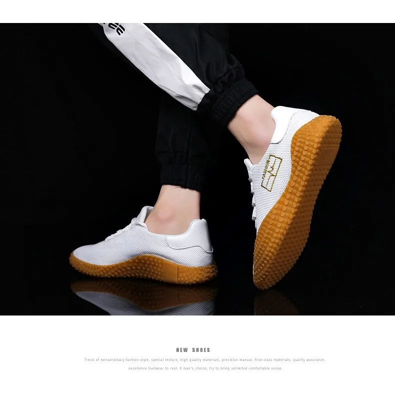 Xiaomi Flyknit/мужская повседневная обувь; Классическая простота; Мужская Спортивная обувь; резиновые кроссовки; Лидер продаж года; дышащие кроссовки для бега;
