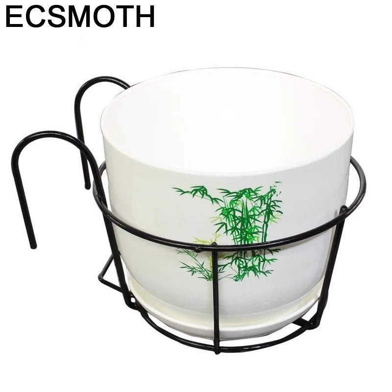 

Balcony Metal Terrasse Varanda Decoration Standaard Planten Rek Outdoor Decor Shelf Plant Stand Balcon Balkon Flower Iron Rack