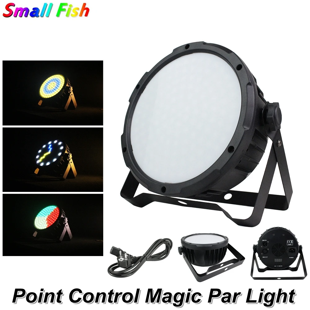 4 шт./лот LED точечное управление Magic Par Light 127 шт. 5050 RGB 3IN1 DMX для дискотеки DJ проектор