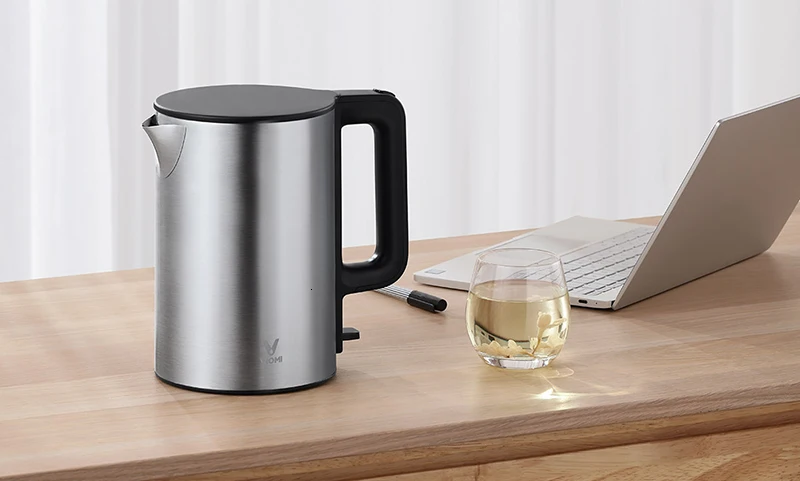 Xiaomi VIOMI YM-K1506 1800 л 304 Вт Электрический чайник с термостатом антиобжимной дом чайник для воды из нержавеющей стали