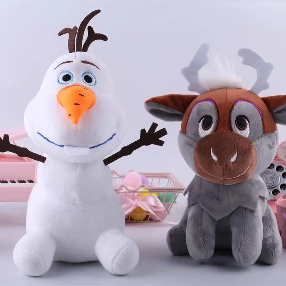 23 см Frozen2 Анна Эльза куклы Снежная королева Свен Олаф принцессы игрушки мягкие