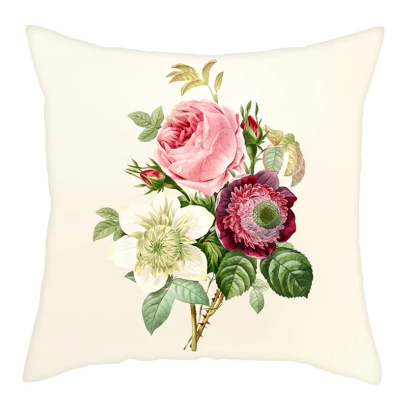 Fuwatacchi Одуванчик подушки с рисунком цветов Крышка Полиэстер растение Цветочная