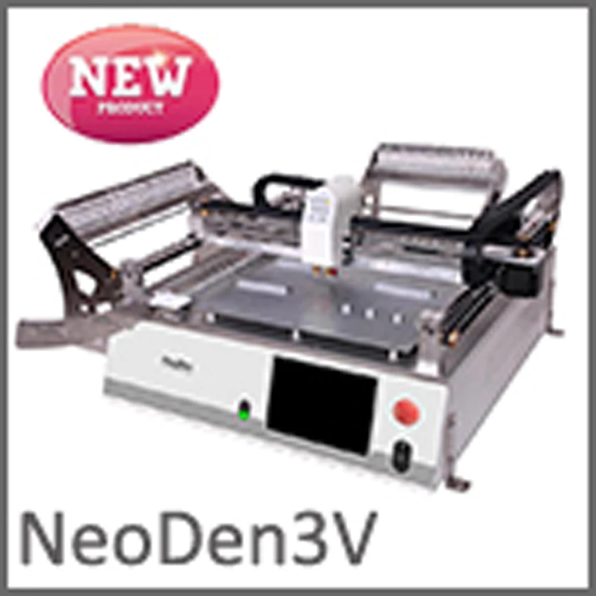 Smd Production Machine Led Assemble Line Pick and Place NeoDen3V 44 Feeder Slot Support IC Tray | Pneumatic Tools