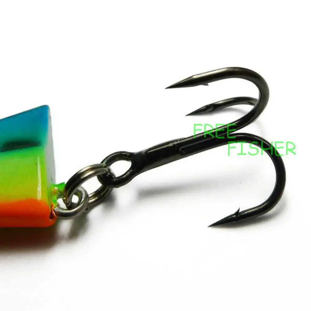 2 шт. рыболовные приманки Jerkbaits наживка Minnow Поппер 3D рыбий глаз искусственные для