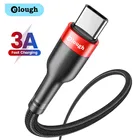 Кабель зарядный Elough, USB Type-C, 3 А