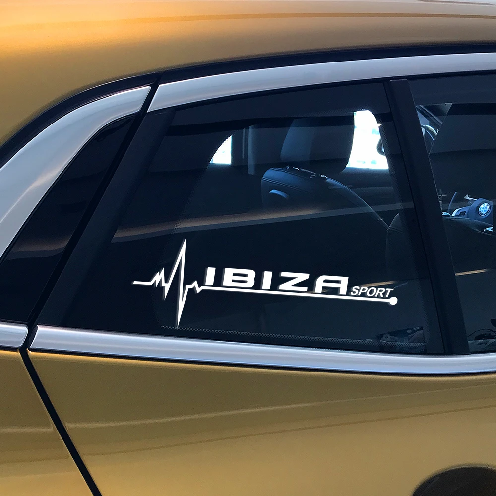 Для Seat Ibiza Авто увлекательные боковое окно виниловые наклейки из ПВХ Трим