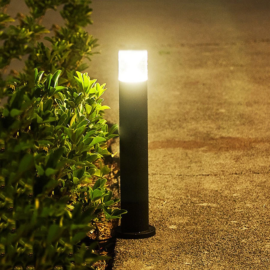 

10W Acrylic Bubbles COB LED Pathway Lawn Light Outdoor Aluminum Garden Landscape Fence Pillar Light Villa Road Column Lamps