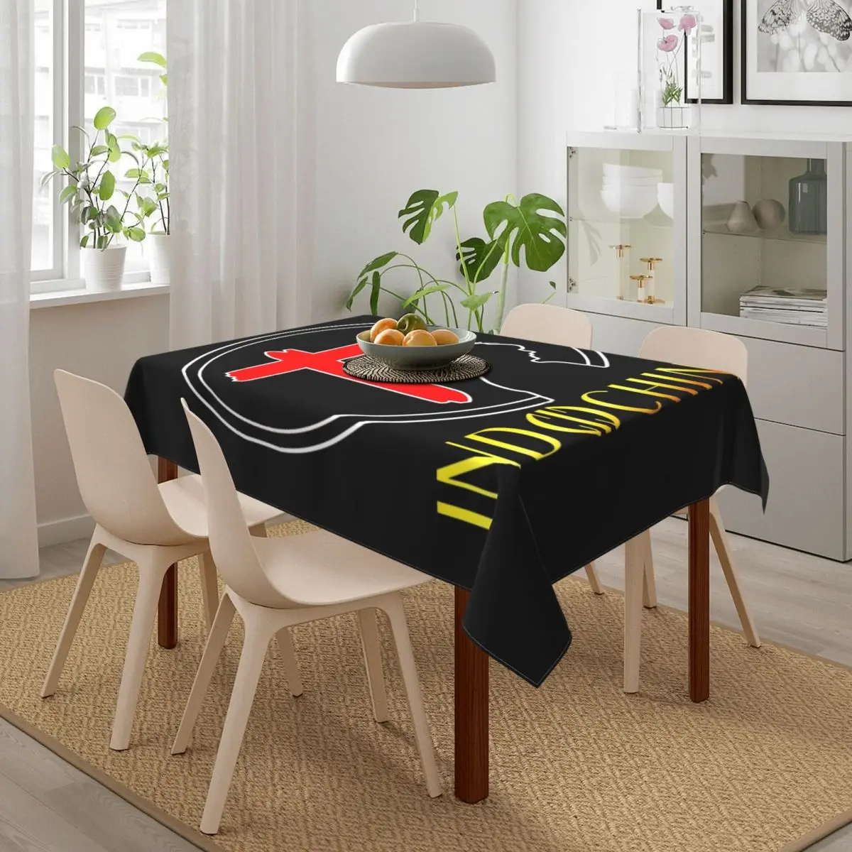 Прямоугольная скатерть для столовой маслостойкая | Дом и сад