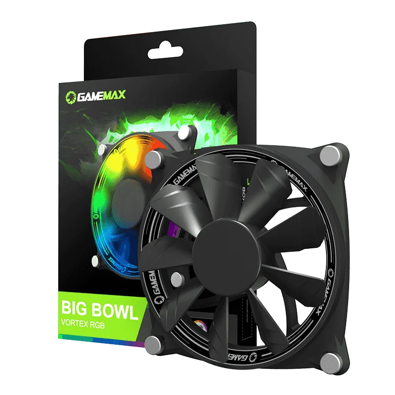 Гейммакс планшетофон для компьютера RGB вентилятор 120 мм очень регулируемый с