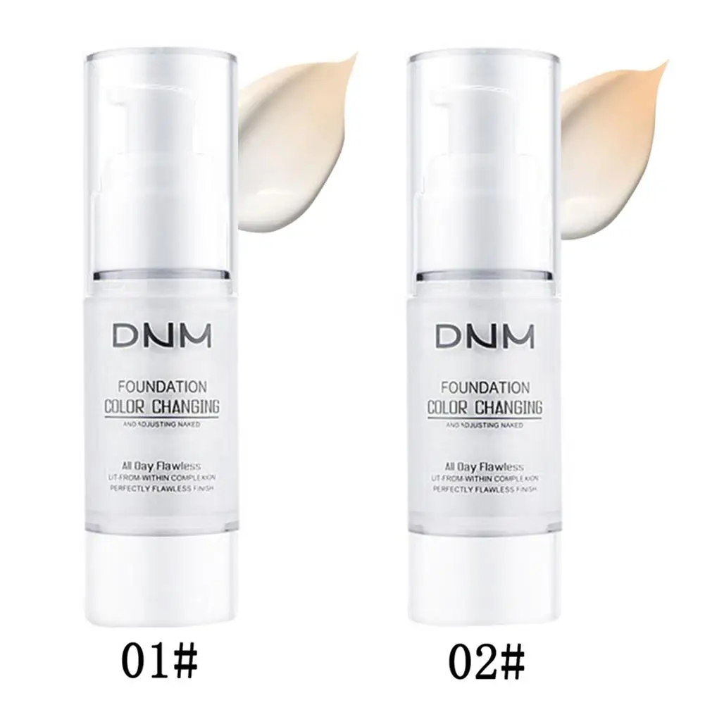 Цвет меняющий тональный крем теплый тон кожи Жидкая основа для макияжа лица