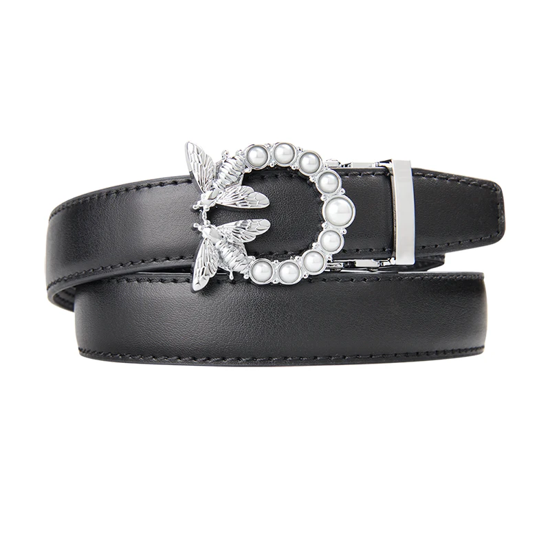 Новые модные женские ремни из натуральной кожи дизайнерский ремень высокого