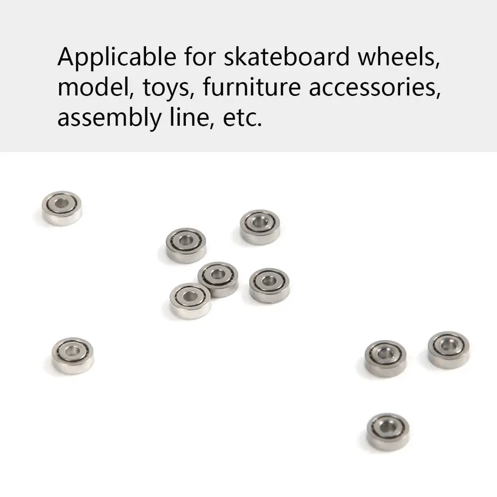 60/100 шт мини железо 681ZZ глубокий шаровой подшипник Миниатюрный для скейтборда