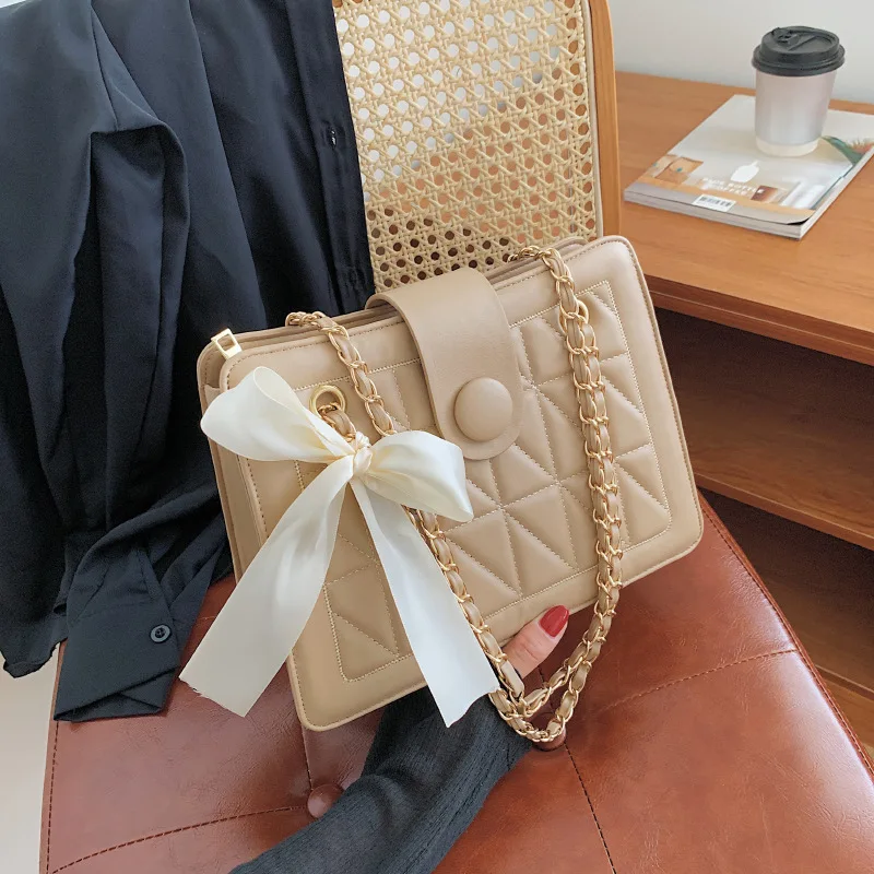 

Women Small Chain Shoulder Tote Bag High Quality Ladies Pu Leather Handbags Crossbody Bags Designer Female Travel Messenger Bag