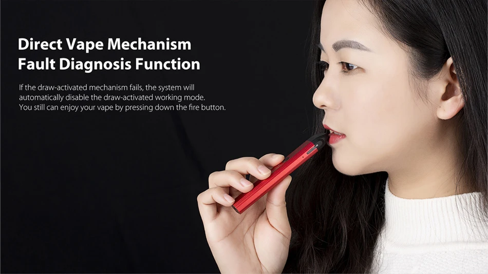 Стартовый набор Uwell Caliburn Pod с 520 мАч встроенным аккумулятором 2 мл картриджем Pod электронная сигарета Vape испаритель
