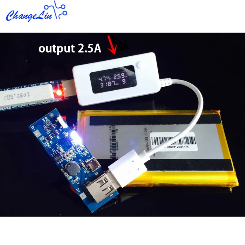 10000mA мобильный Банк питания модуль для Xiaomi 2 PCB зарядное устройство 5V 2A 2.5A зарядная
