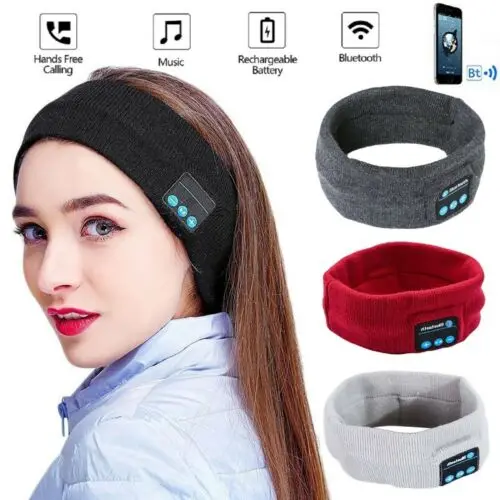 2020 Bluetooth музыкальная головная повязка шапка для йоги бега дышащие вязаные