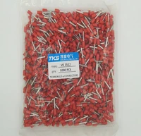 e1512 16 awg 1 5mm2 bootlace ferrules for wire tubular terminal connectors