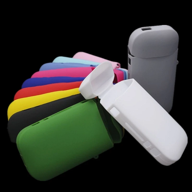 1PCs Universal Silicone Case for IQOS Protective Cover Portable Electronic Cigarette Accessories Colorful |