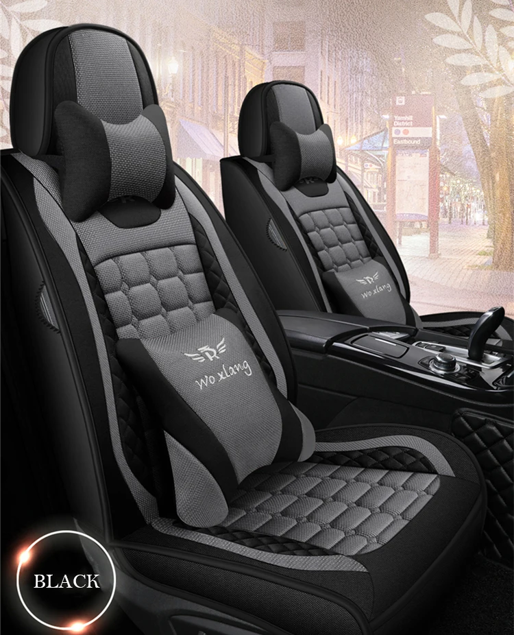 Ynooh чехлы для сидений автомобиля для toyota prado 120 camry 40 land cruiser 100 fortuner rav4 corolla 2005 aygo alphard