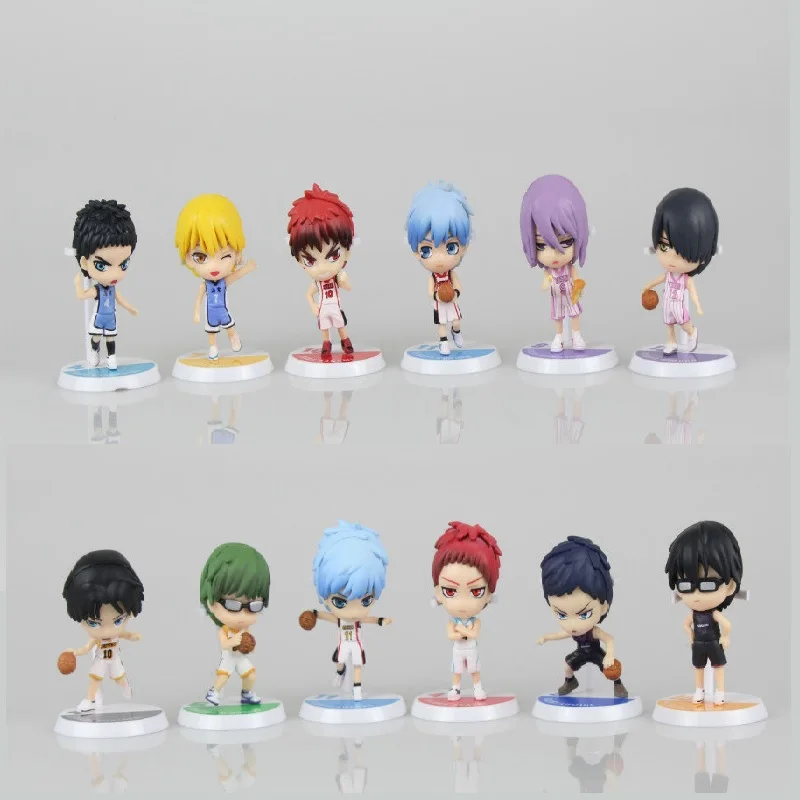 2 стиля 6 шт./компл. 7 см аниме экшн фигурка Kuroko's баскетбольный Kuroko Tetsuya Hyuga Junpei Aida