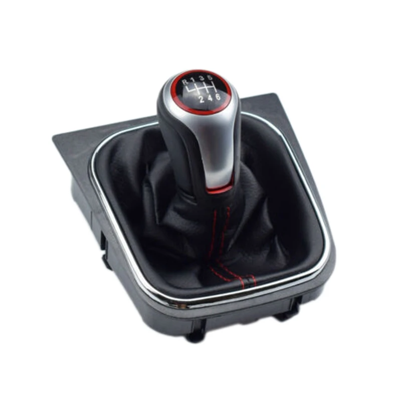 6 скоростей рычага переключения передач и крышка ботинка для Volkswagen Golf MK5 MK6