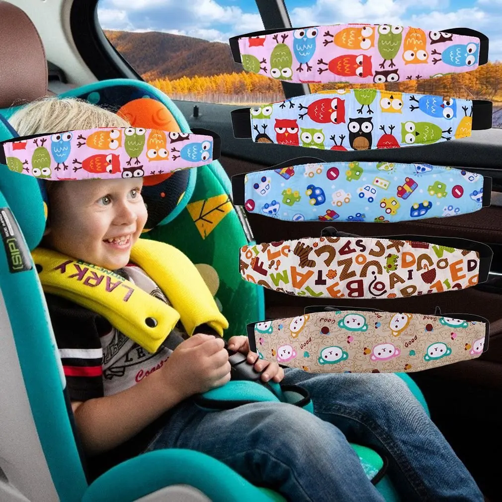 Автомобильная подушка на подголовник, мягкая детская подушка для путешествий, подкладка для автомобильного сиденья, защита для шеи, ремень ...