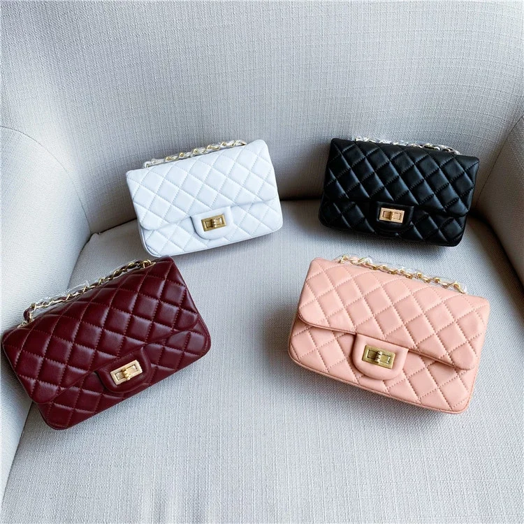 

free shipping2020 the new style high quality mini genuine leather sheepskin women one shoulder bag crossbody bag 4 color 20cm