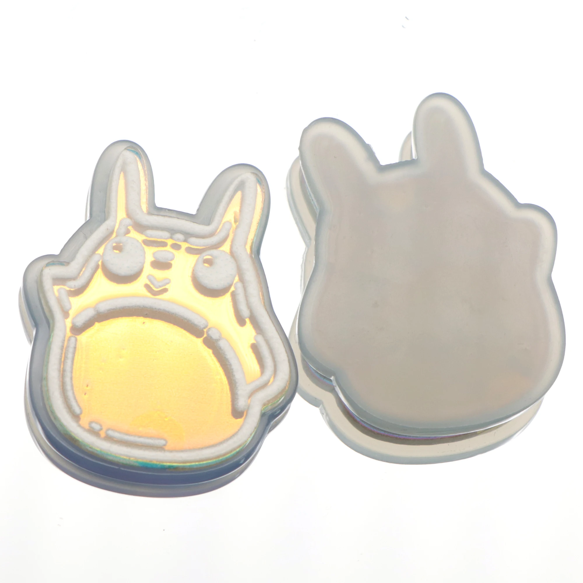 5 шт. животные ручная роспись 3D рельефная акриловая смола без отверстий шармы