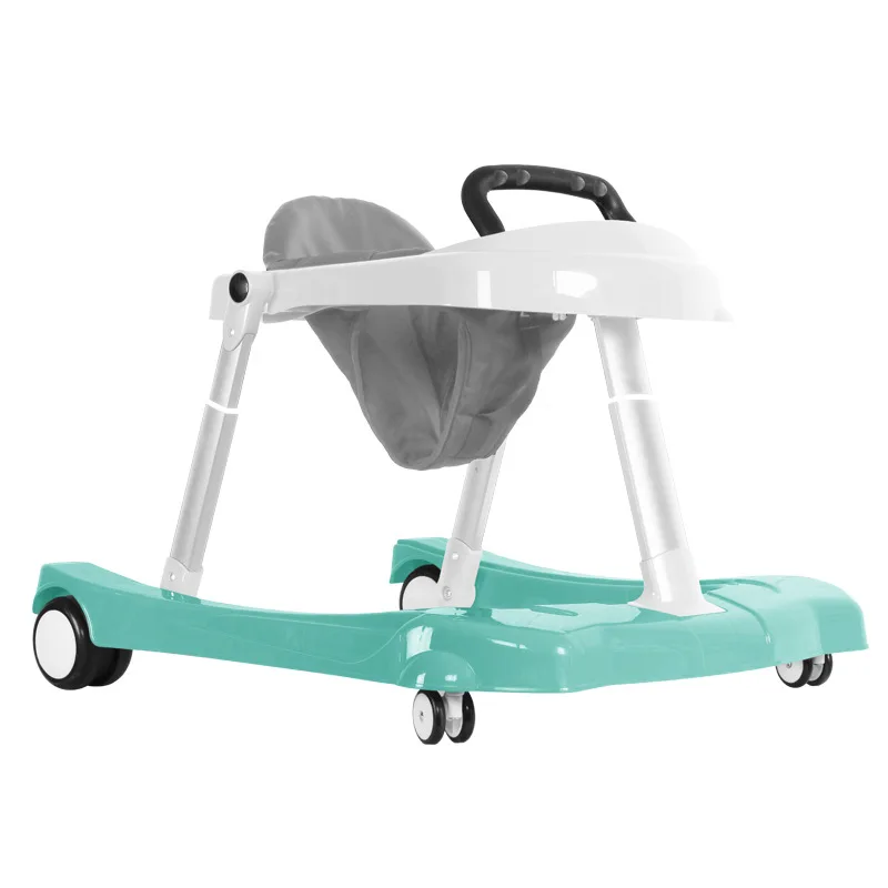 baby walker anti-rollover 6/7-18 month old baby  pushing can be folded