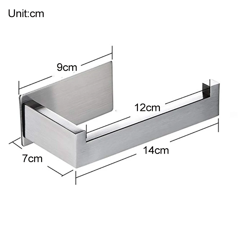 Рулонные бумажные инструменты настенный держатель для бумаги бесшовный ванной