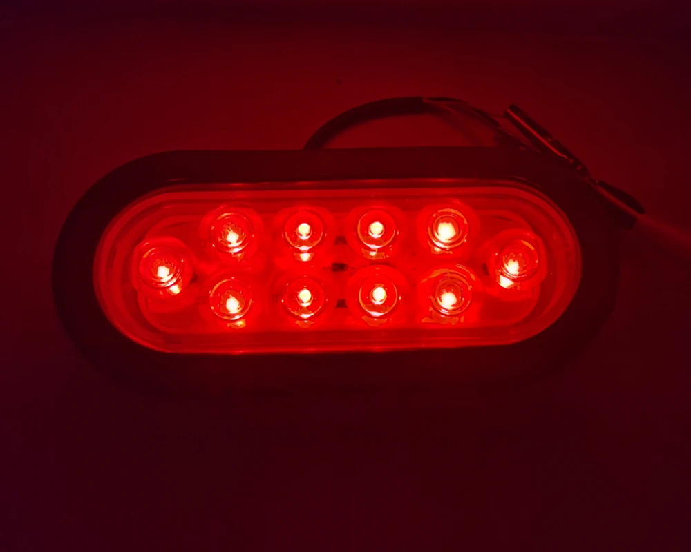 2x6 &quotовальный светодиодный 24v трейлер задние светильник s грузовик поворота Стоп