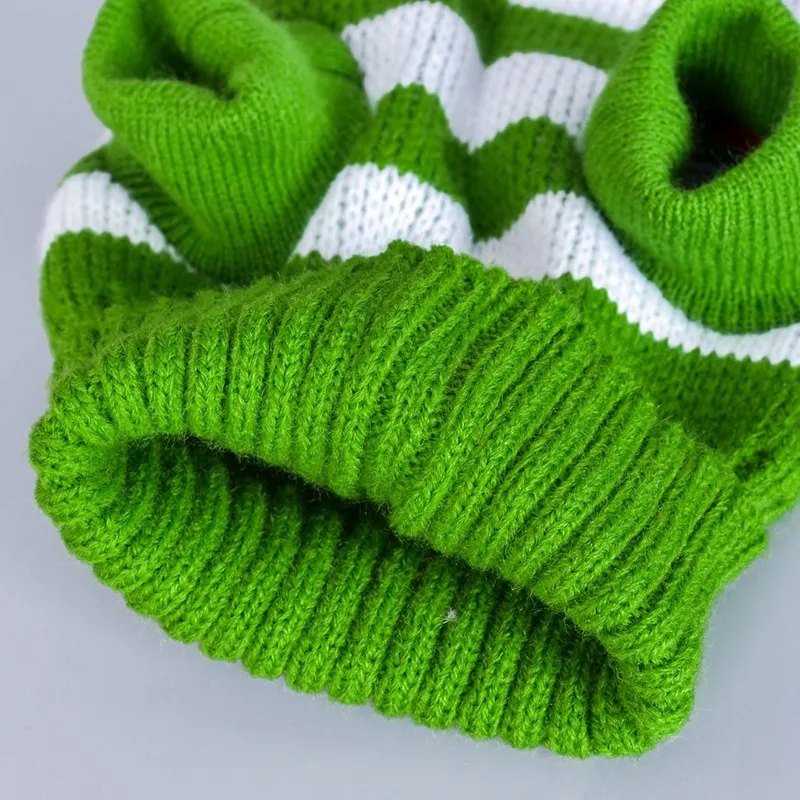 Классический полосатый свитер для домашних животных теплая одежда собак на