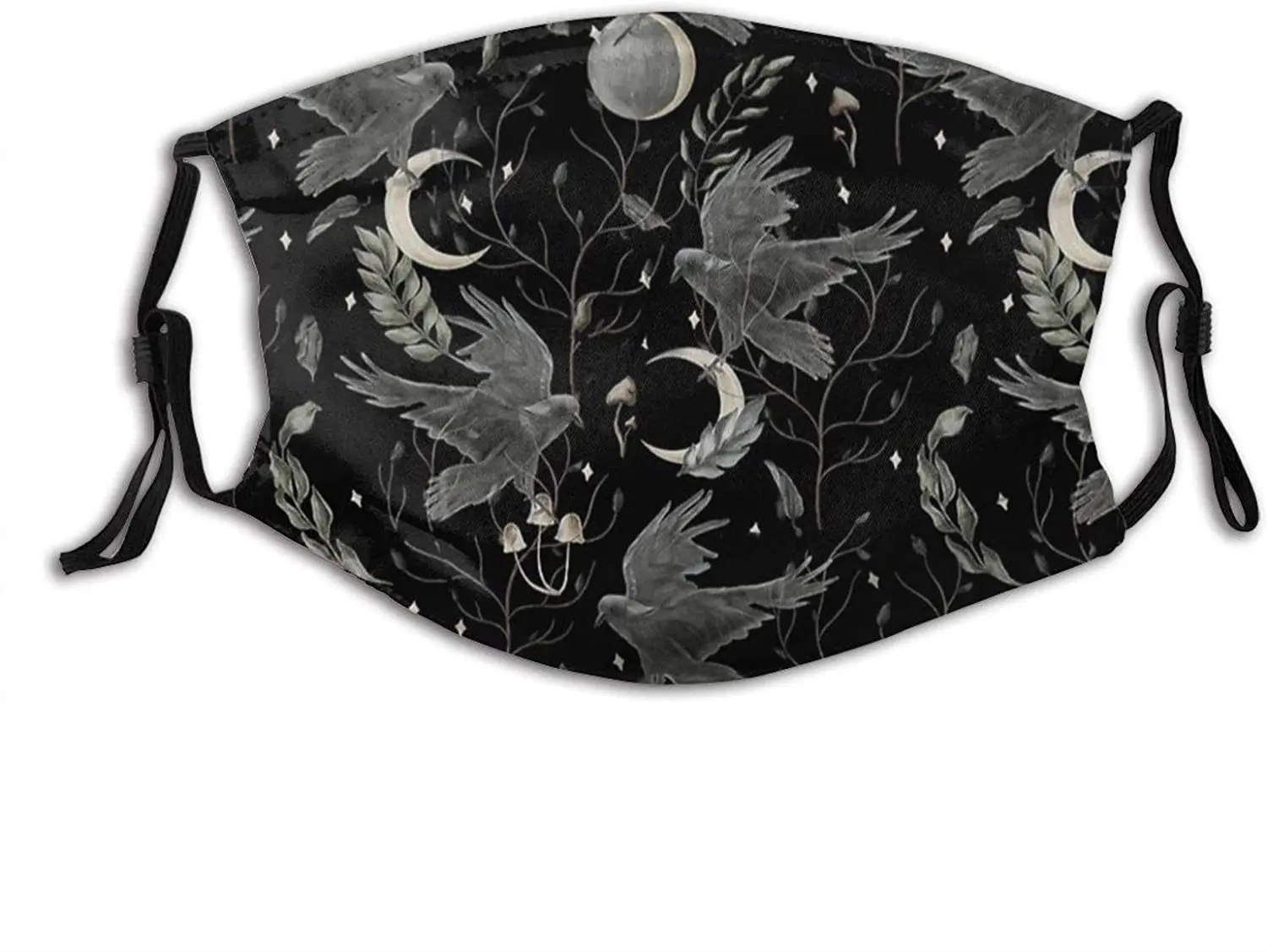 

Gothic Face Mask with 2 Pcs Filters,Cool Mask Reusable Washable Balaclavas for Women Man Youth