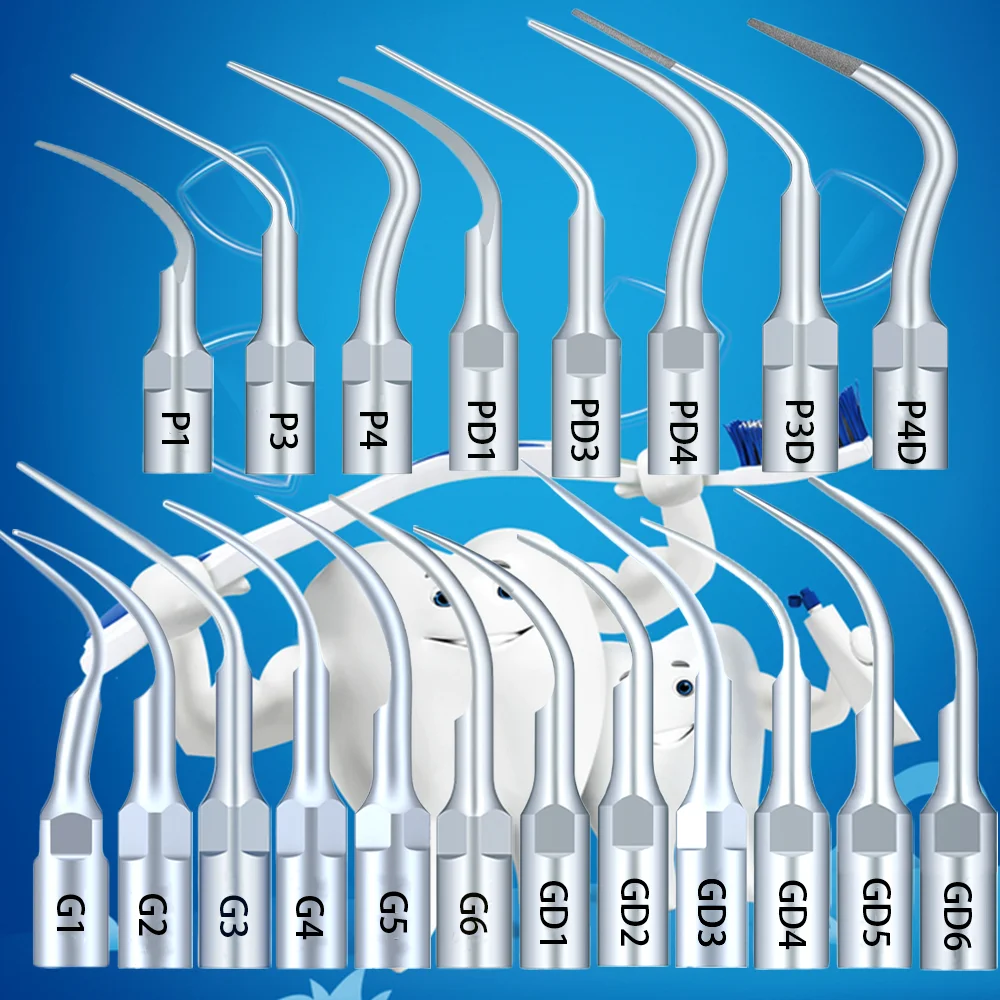 5Pcs Dental Ultrasonic Scaler Tips Scaling Tip Compatible With Woodpecker EMS NSK Satelec DTE Dentista Odontología Dentist Tools - купить по