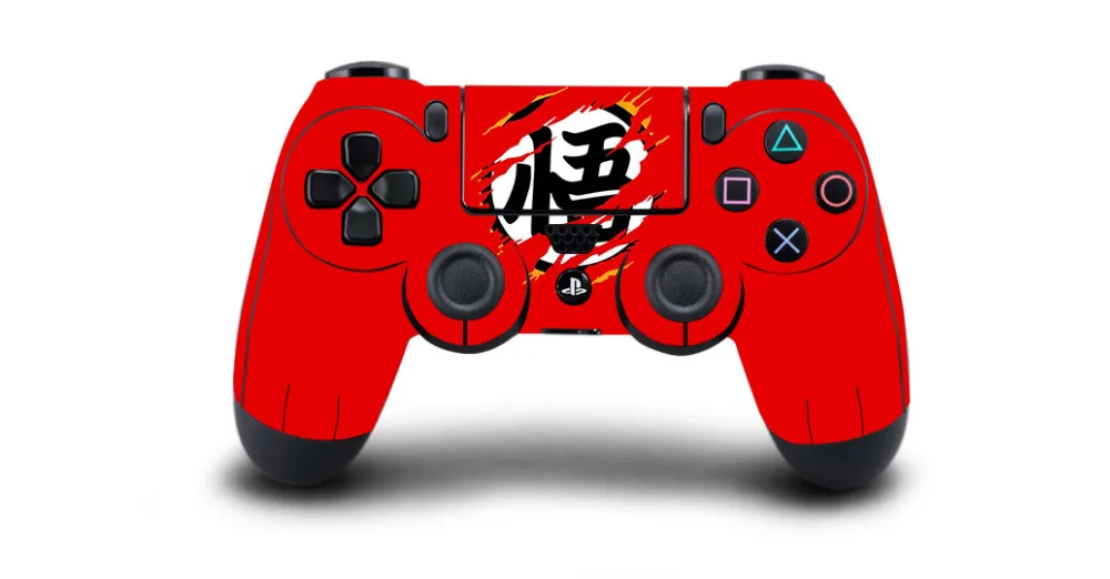 2 шт./лот Dragon Ball защита для кожи наклейка для Playstation 4 PS4 Pro тонкий контроллер геймпад виниловая наклейка s