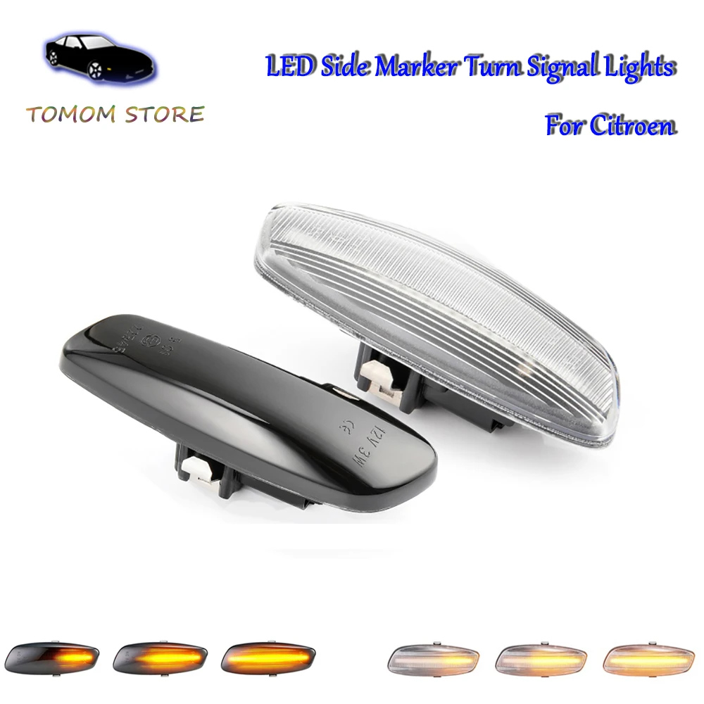 

led dynamic indicator side turn signal ligths for Citroen C3 C4 C4 Coupe C4 Picasso C5 DS3 DS4 auto led accessory