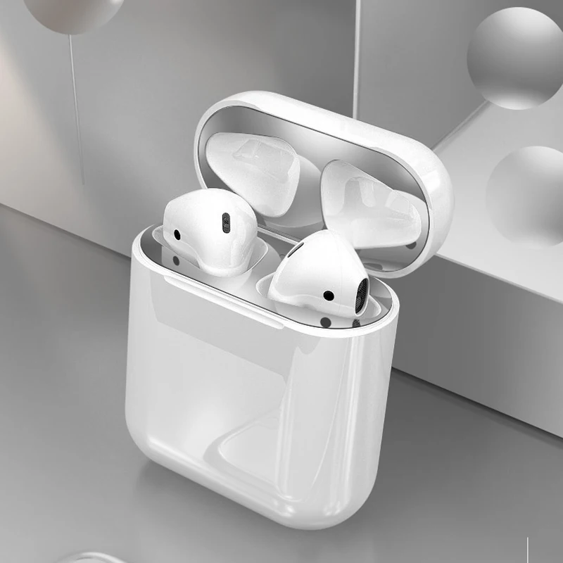 Для Apple Air Pods металлическая защита от пыли наклейка Bluetooth наушники поколение 1 2