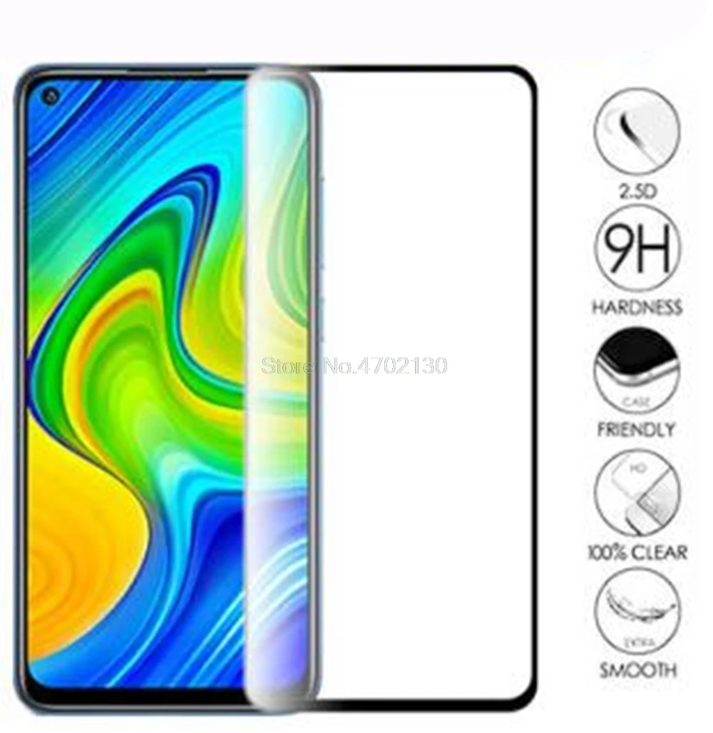 

Для Xiaomi Redmi Note 9S 9 Pro 8 Pro 7 Note9s 9Pro закаленное стекло с полным покрытием Защита экрана закаленная защитная пленка