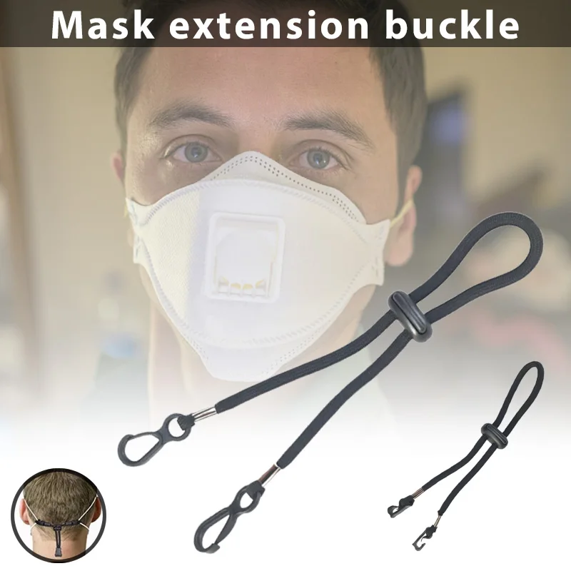 

1/10pcs Mask Extender Face Mask Holder Anti-Slip Mask Buckle Strap Windproof Rope HUG-Deals