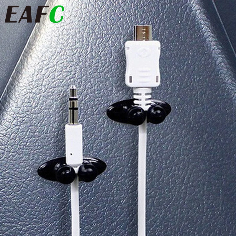 8 шт. Автомобильный держатель для проводов многофункциональный зажим галстука