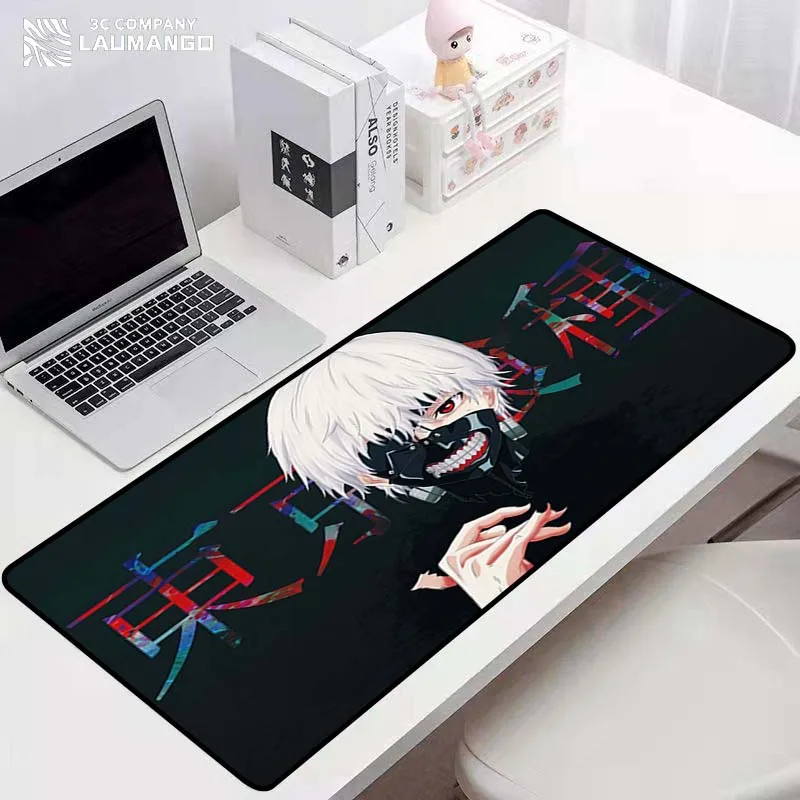 

Tokyo Ghoul Large Pc Gamer Accessories Xxl Mouse Pad Company For Gamers Computer Desk Mat Gaming Keyboard Manga Accessory Stitch