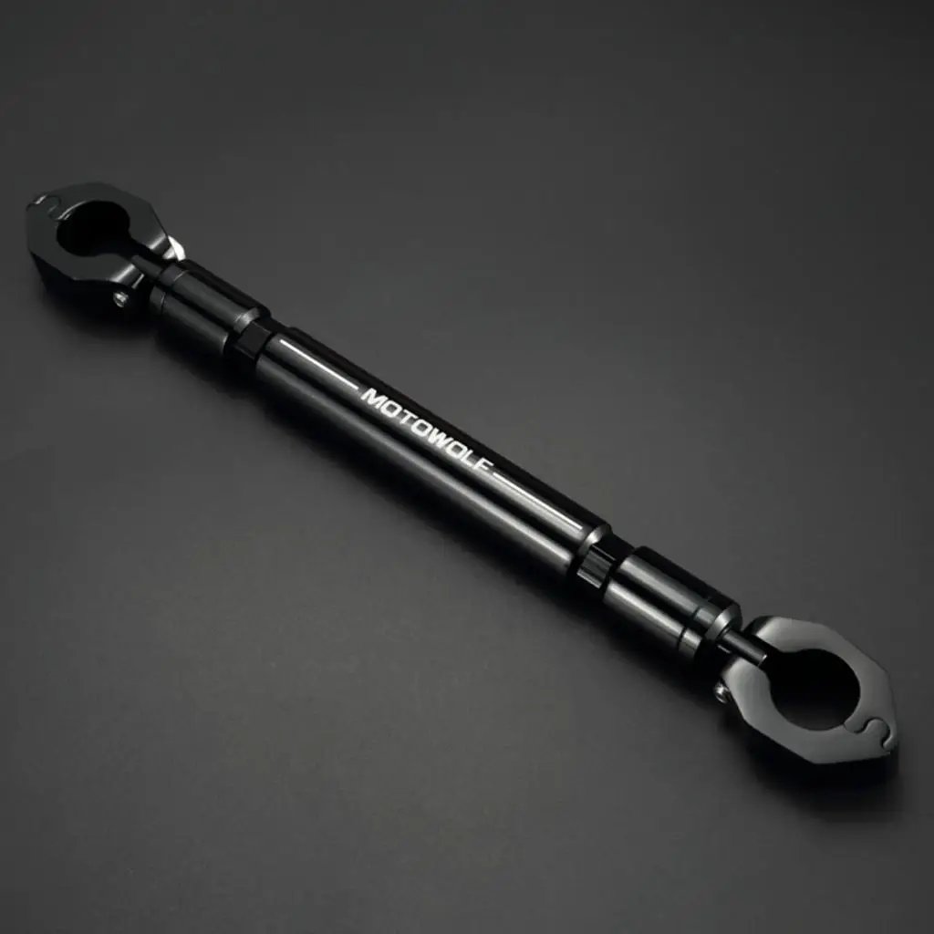 

22mm CNC Alloy Motorcycles Adjustable Handlebar Crossbar Strength Lever Black