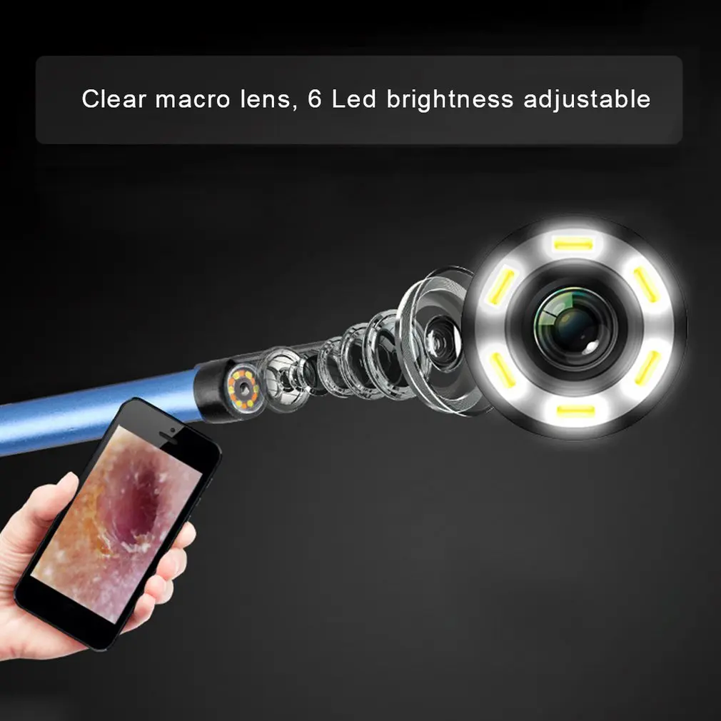 USB Otoscope цифровая камера для осмотра ушей эндоскоп очистки удалитель ушной серы